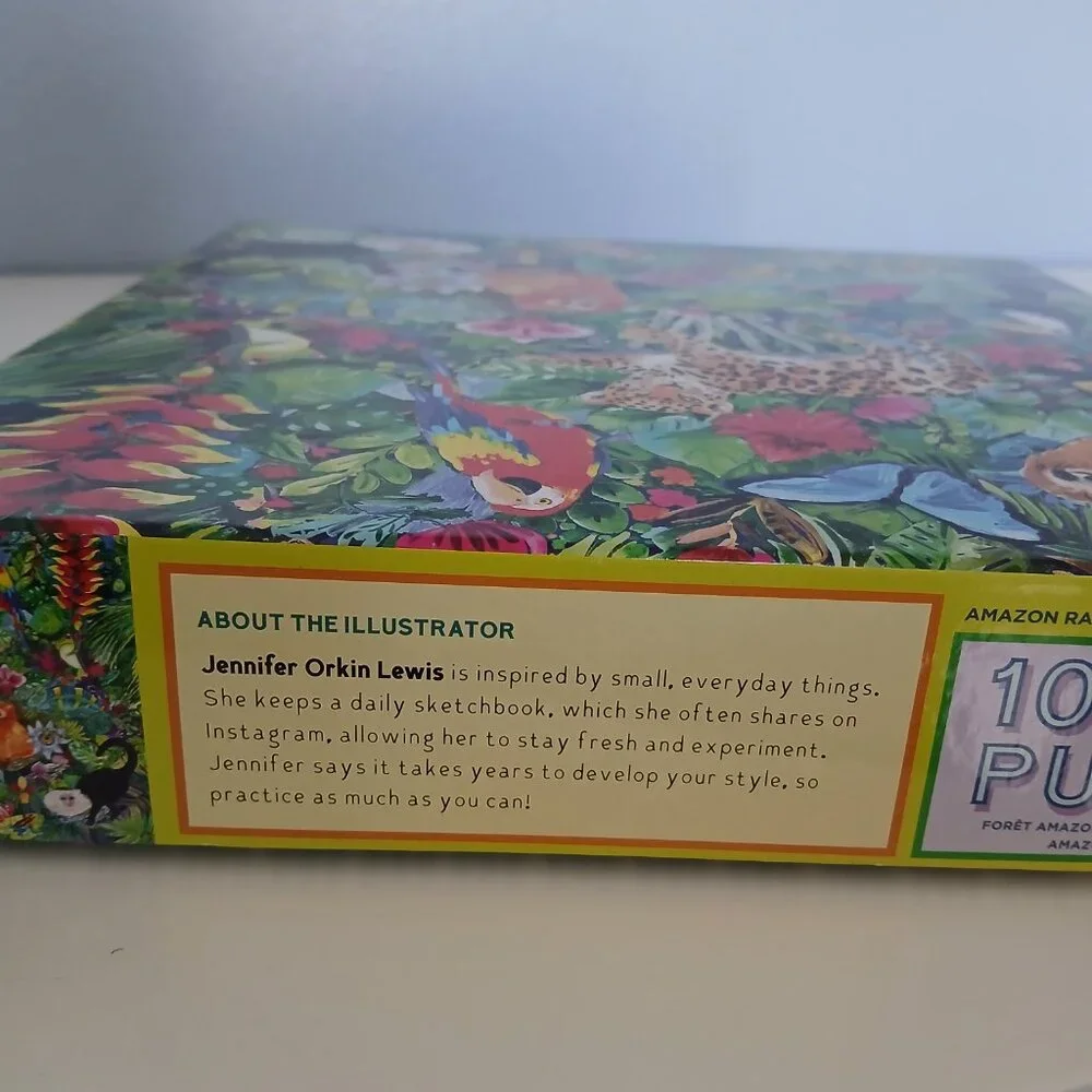EEboo 1000 piece Puzzle Amazon Rainforest Colorful - Picture 7 of 11